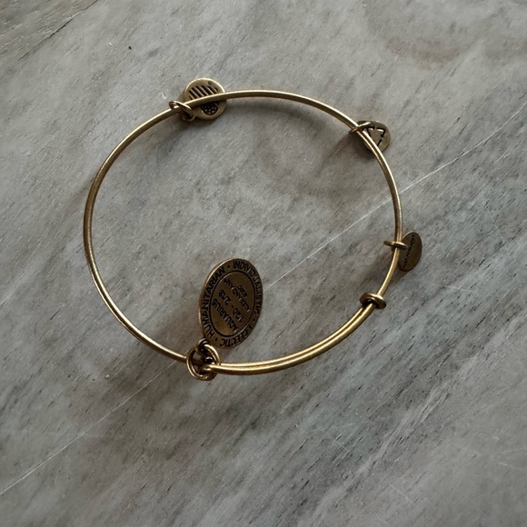 Alex and Ani Gold Aquarius Charm Bracelet - Picture 4 of 4